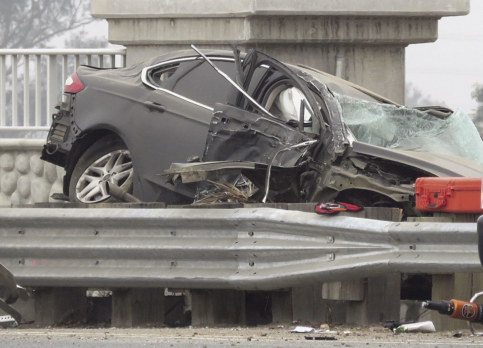 Fatal crash on the Boulder Bridge
